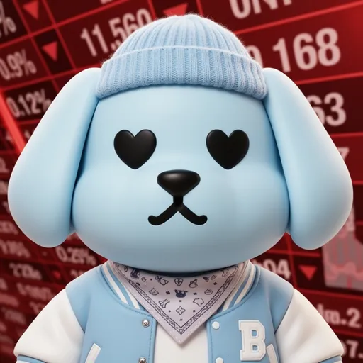 Shitzu number 3, Sky Blue coat