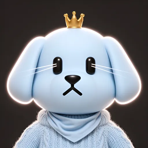 Shitzu number 4, Sky Blue coat