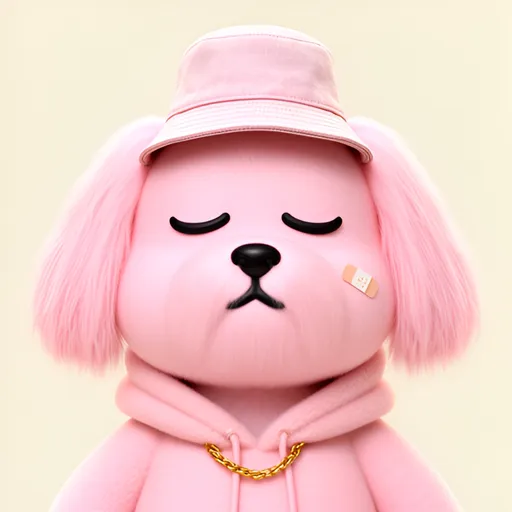 Shitzu number 5, Soft Pink coat