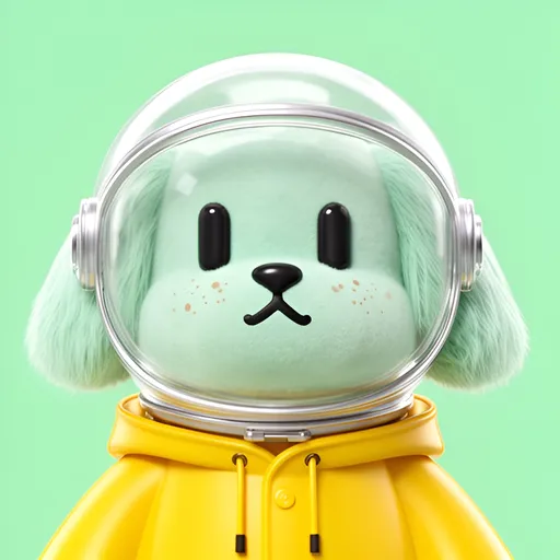 Shitzu number 11, Mint Green coat
