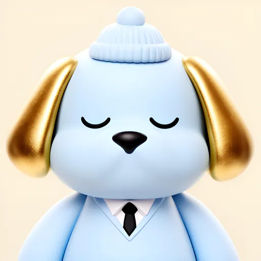 Shitzu number 19, Sky Blue coat