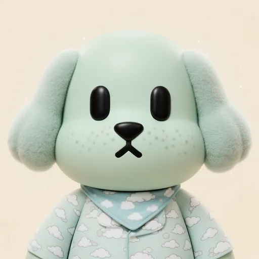 Shitzu number 21, Mint Green coat