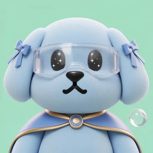 Shitzu number 425, Sky Blue coat