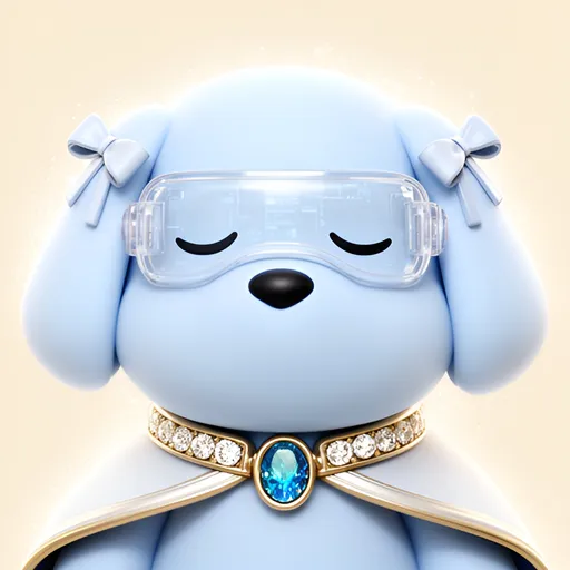 Shitzu number 746, Sky Blue coat