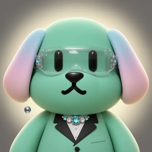 Shitzu number 1994, Mint Green coat