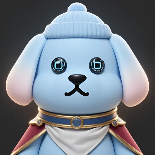 Shitzu number 3793, Sky Blue coat